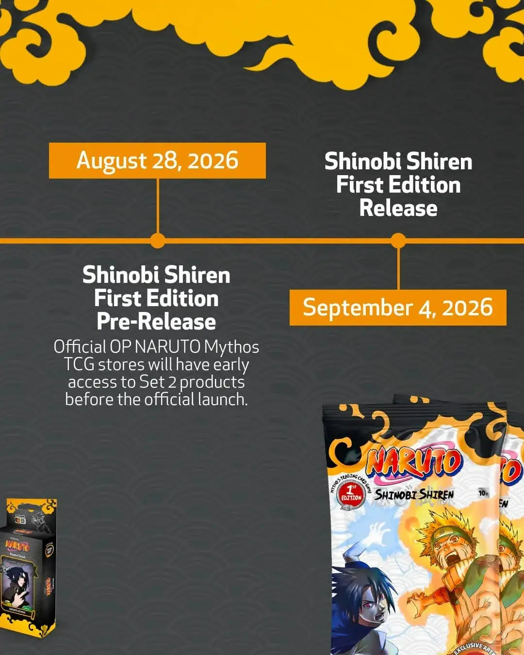 [FR] Naruto Mythos - Shinobi Shiren Set 2 Édition 1 [SCELLÉ] Otaku Collect