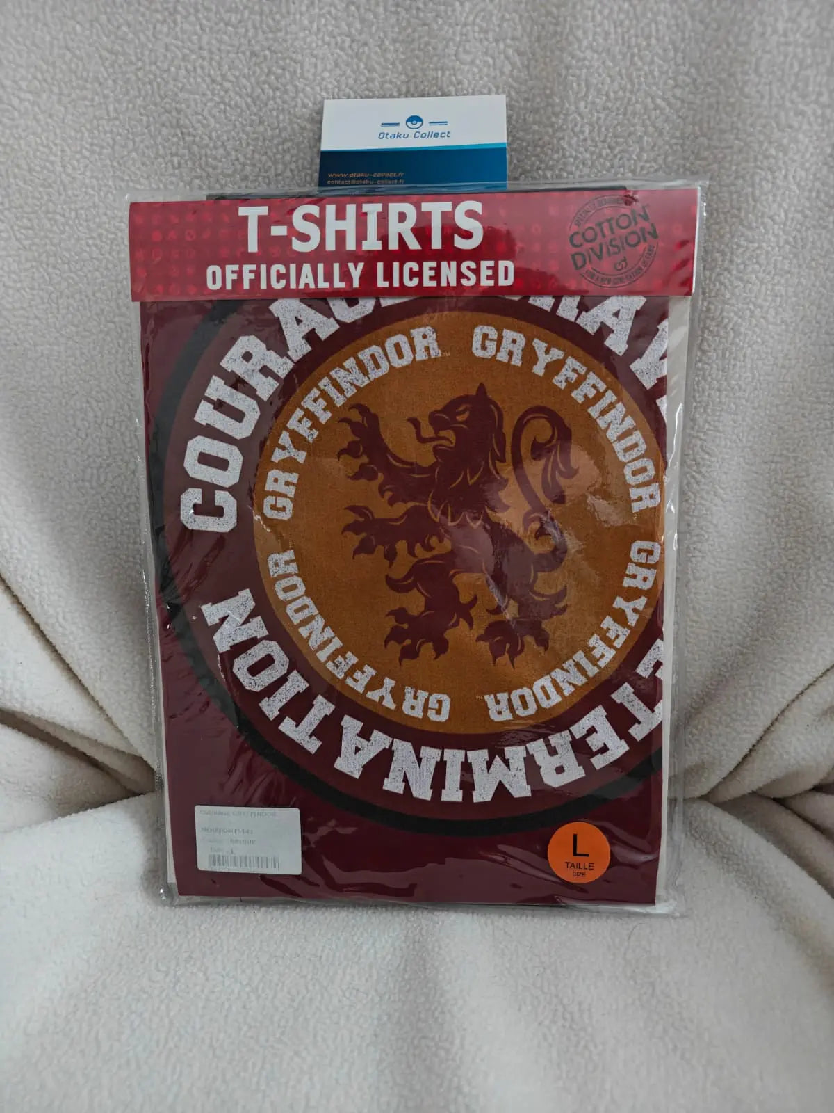 Harry Potter - Tshirt Taille L - Courage Bravoure Détermination Otaku Collect