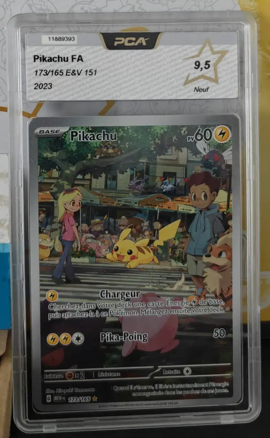 PCA 9.5 - EV3.5 Série 151 - Pikachu FA 173/165 Otaku Collect