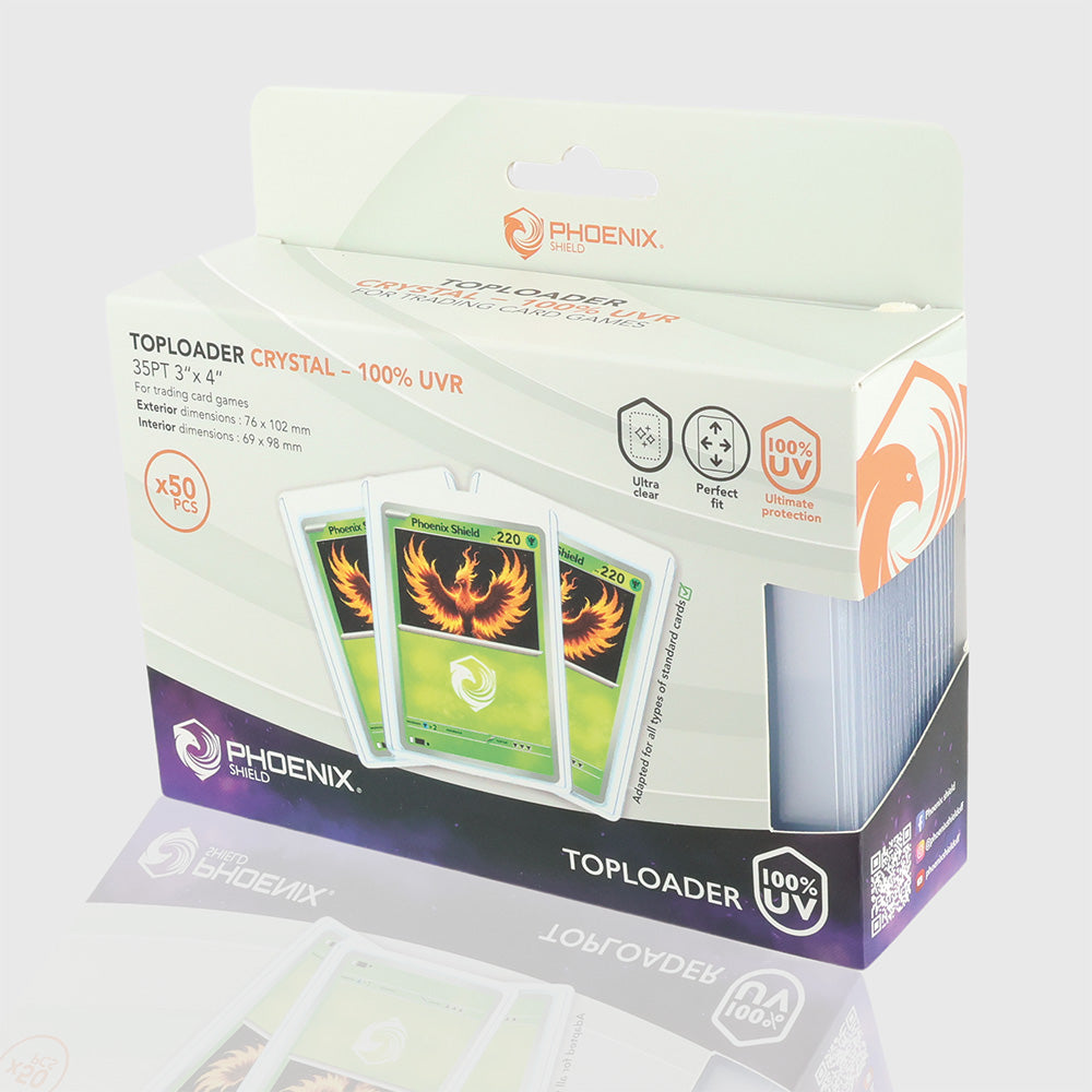 PHOENIX SHIELD TOPLOADERS - 35PT 3"X4" 100% UVR